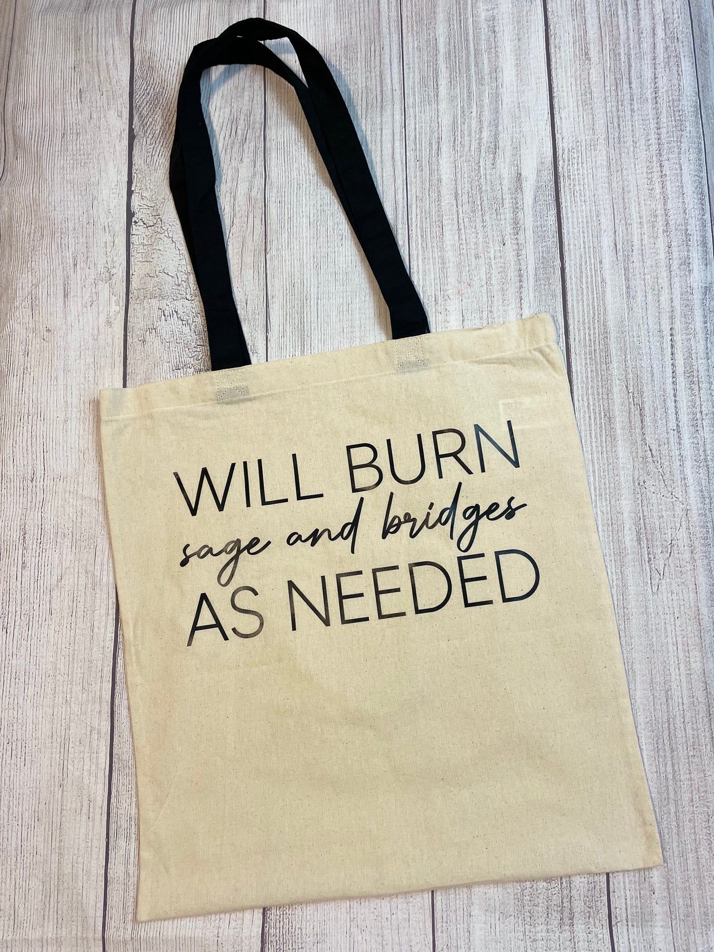 Will Burn Sage and Bridges Tote